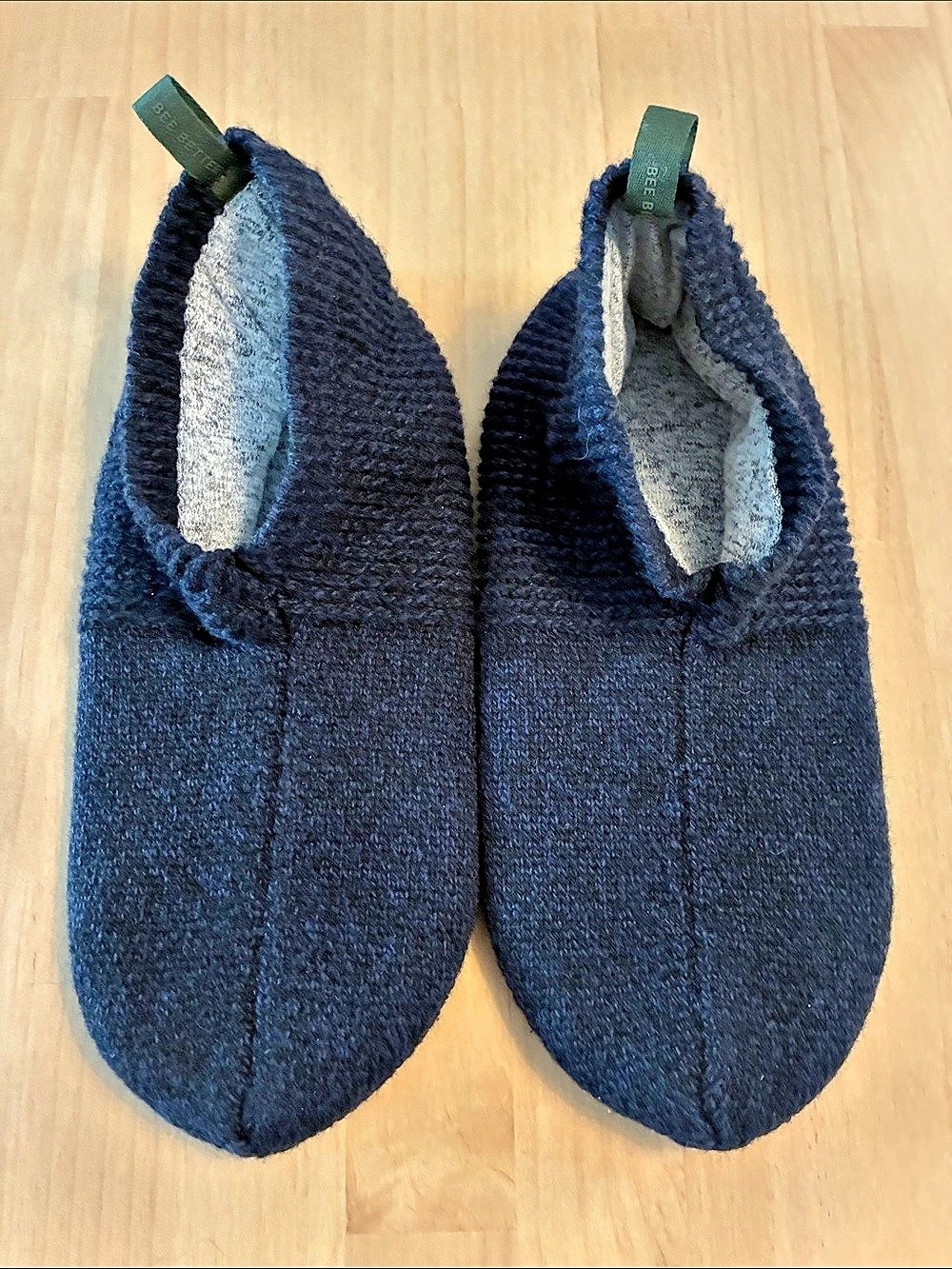 Bombas The Gripper Slipper Bootie Navy Size Large Men’s 10-12.5